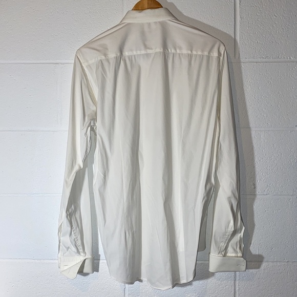 ZARA MAN White Button Down Shirt size L - Picture 7 of 9